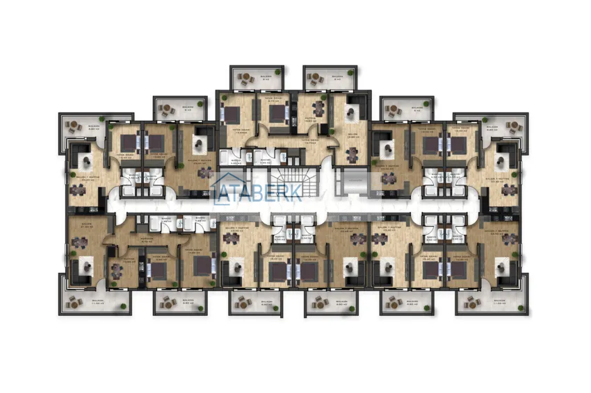 Купить дешево Новый инвестиционный проект жилого комплекса в Махмутларе напрямую от застройщика по минимальным стартовым ценам 5 