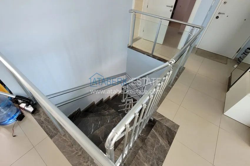 Приобрести Дуплекс в Алании – район Каргыджак, двухуровневый с выходом в сад 21 