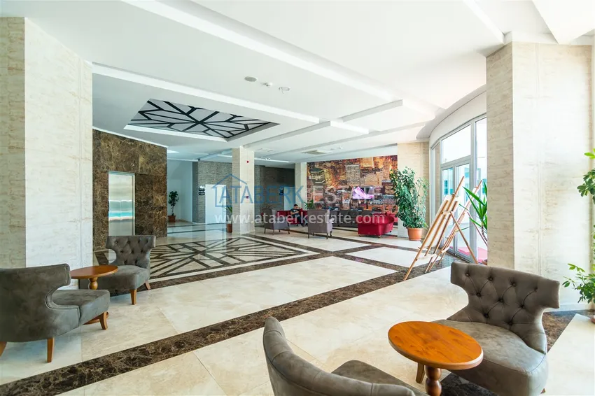 Квартира меблированная с видом на горы и море в Махмутларе  22 