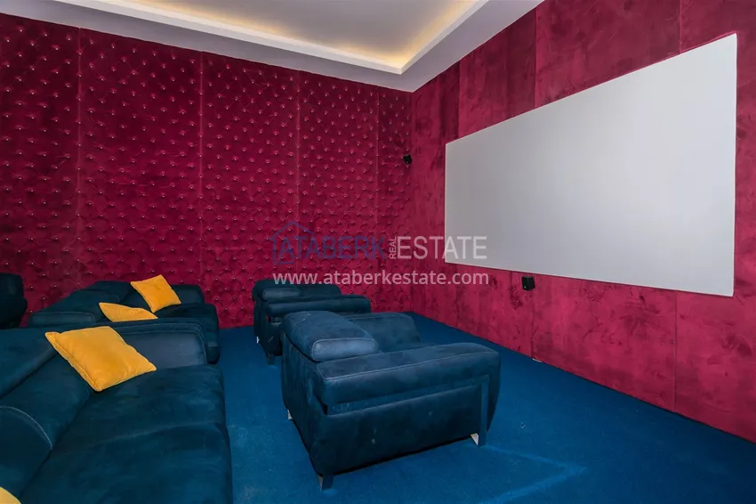 Квартира меблированная с видом на горы и море в Махмутларе  26 