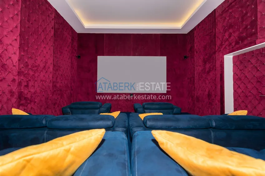 Квартира меблированная с видом на горы и море в Махмутларе  27 