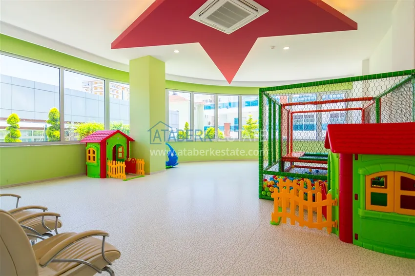 Квартира меблированная с видом на горы и море в Махмутларе  28 