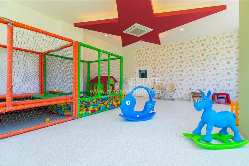 Квартира меблированная с видом на горы и море в Махмутларе  29 