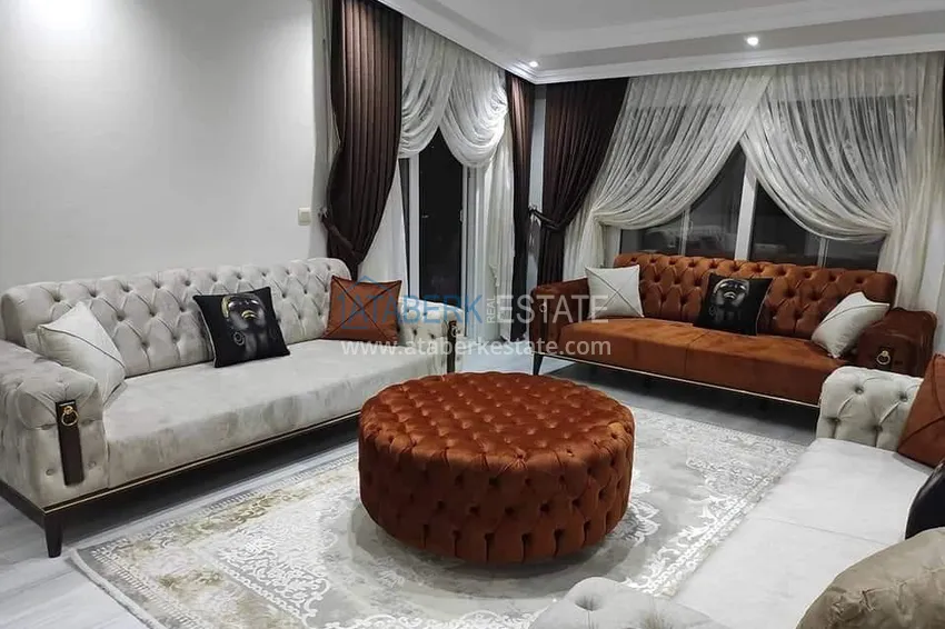 Приобрести Дуплекс в районе Газипаша с отдельной кухней, застекленным балконом и видом на горы 2 