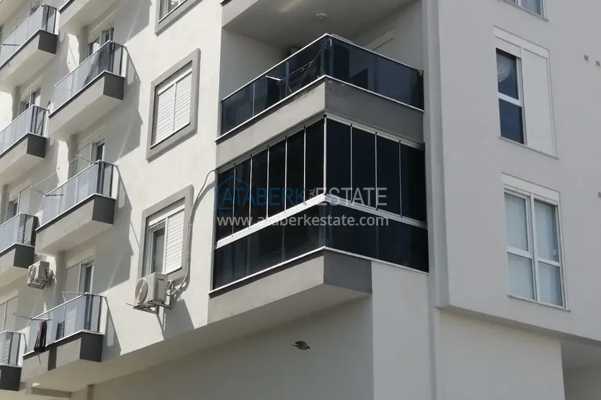 Квартира в Газипаше с мебелью, застекленным балконом и видом на горы 2 