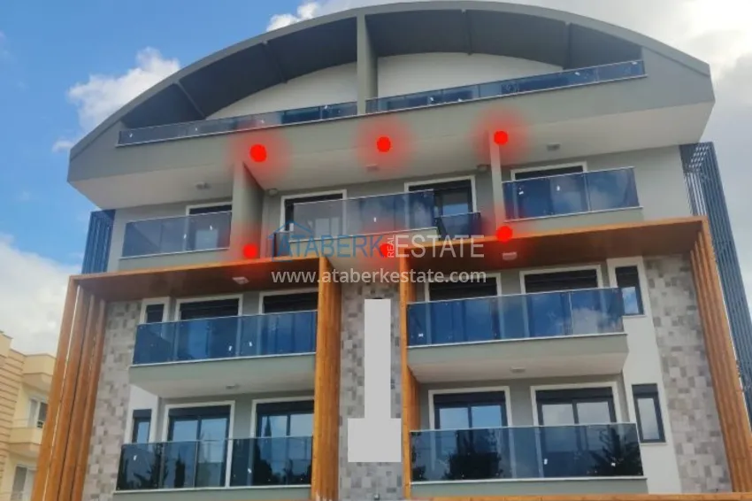 Квартира с чистовой отделкой в новом жилом комплексе в Алании - Газипаша 2 