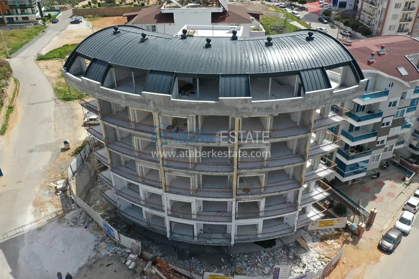 Квартира в Алании – район Тосмур от инвестора в комплексе на заключительном этапе строительства 2 