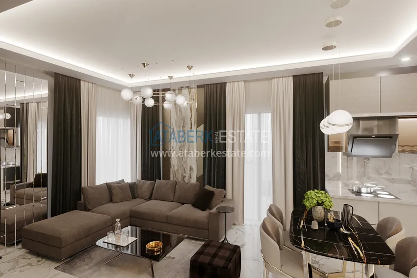 Приобрести Новый инвестиционный проект жилого комплекса в Махмутларе напрямую от застройщика по минимальным стартовым ценам 2 