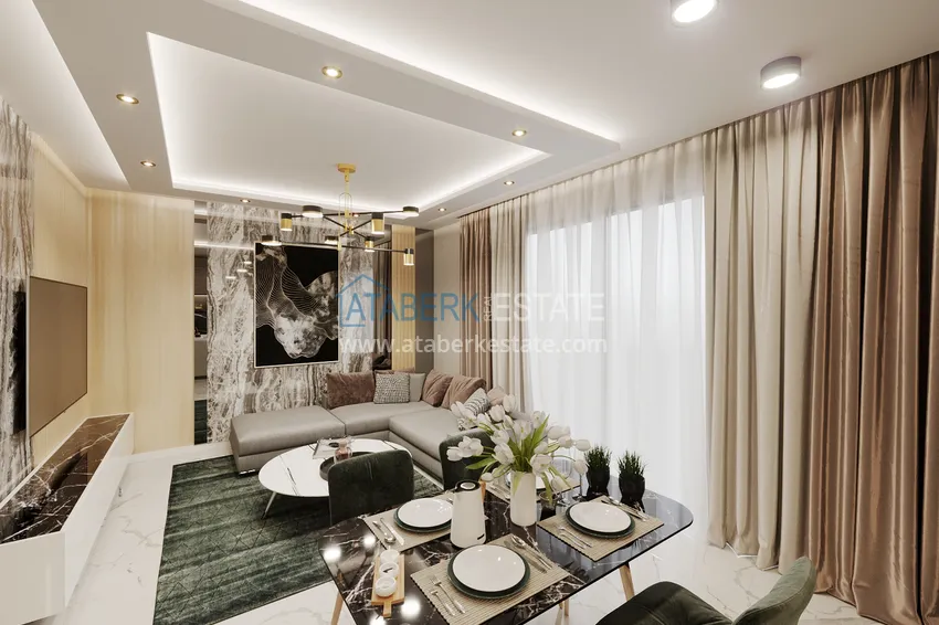 Приобрести Новый инвестиционный проект жилого комплекса в Махмутларе напрямую от застройщика по минимальным стартовым ценам 12 