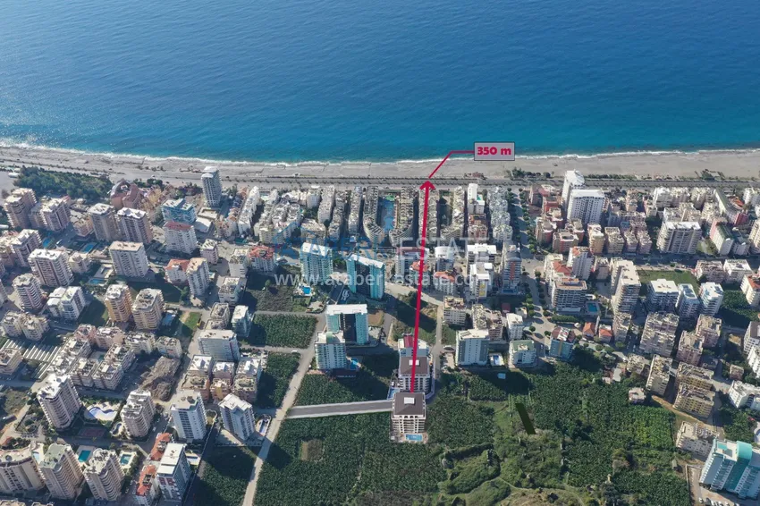 Квартира в Махмутларе двухкомнатная с чистовой отделкой - Новостройка 2 