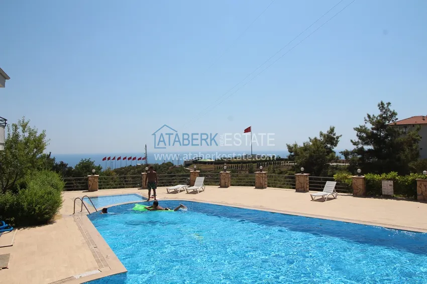 Вилла в Алании - район Бекташ меблированная с видовыми характеристиками 8 