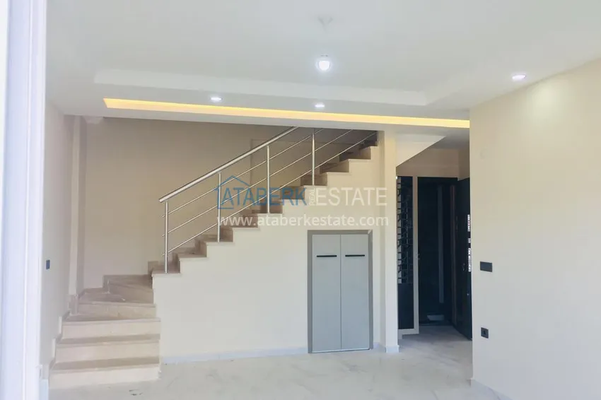 Приобрести Дуплекс в Газипаше с чистовой отделкой и видом на море в новом жилом комплексе 2 