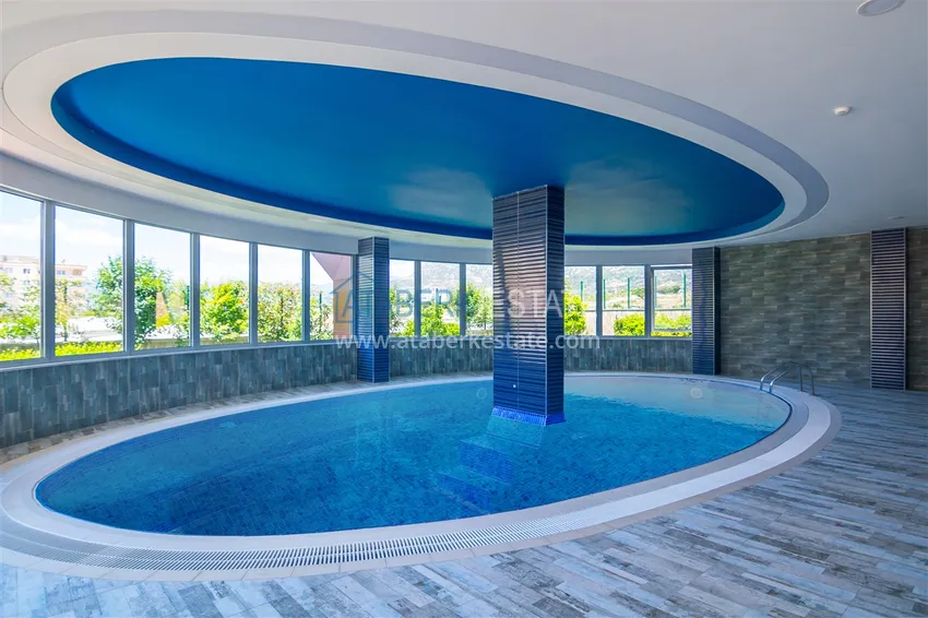 Квартира меблированная с видом на горы и море в Махмутларе  32 