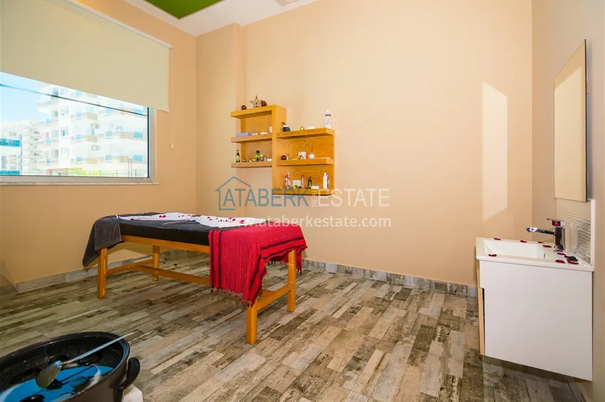 Квартира меблированная с видом на горы и море в Махмутларе  36 