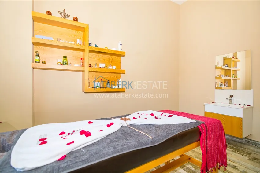 Квартира меблированная с видом на горы и море в Махмутларе  37 