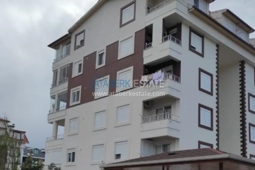 Дуплекс в районе Газипаша с отдельной кухней, застекленным балконом и видом на горы 3 