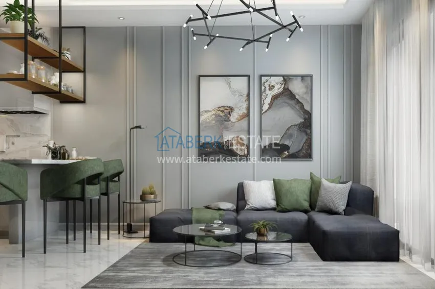 Приобрести Новый проект малоэтажного жилого комплекса в районе Оба 4 