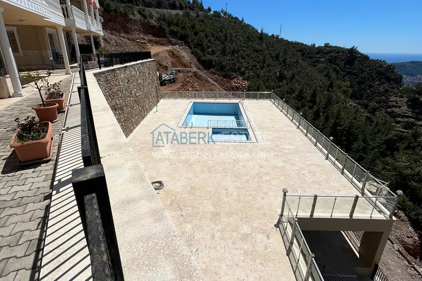 Видовой садовый дуплекс в Алании – Бекташ, меблированный 4 