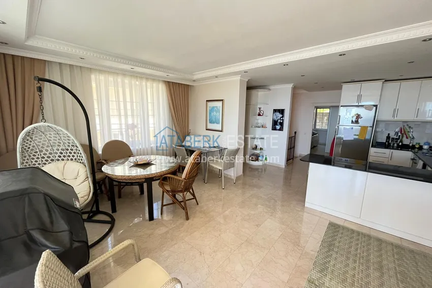 Приобрести Видовой садовый дуплекс в Алании – Бекташ, меблированный 3 