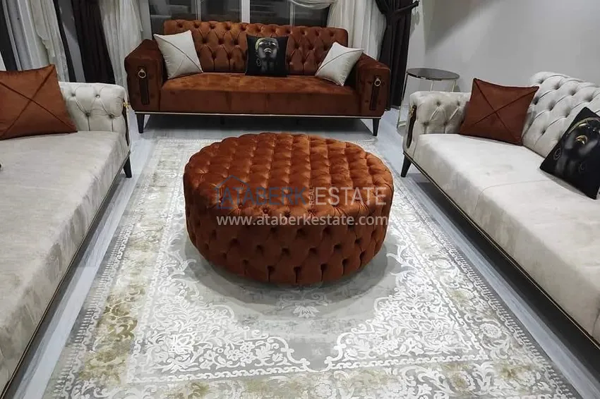 Приобрести Дуплекс в районе Газипаша с отдельной кухней, застекленным балконом и видом на горы 3 