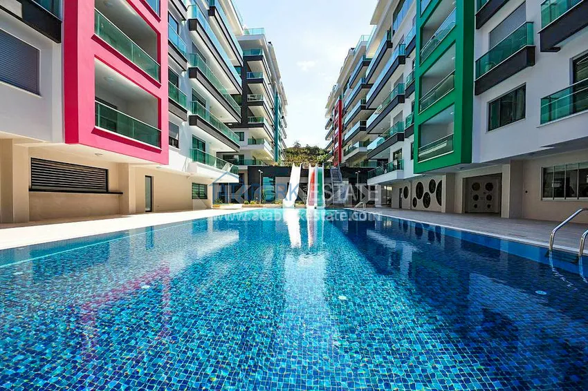 Студия в Каргыджаке с мебелью в элитном комплексе на первой береговой линии 5 