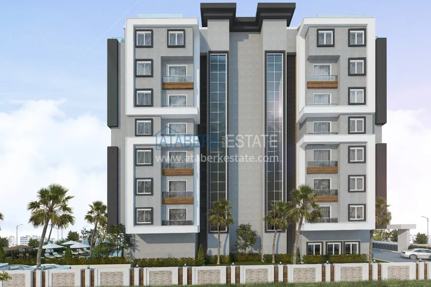 Квартиры в районе Авсаллар от инвестора в строящемся комплексе 7 