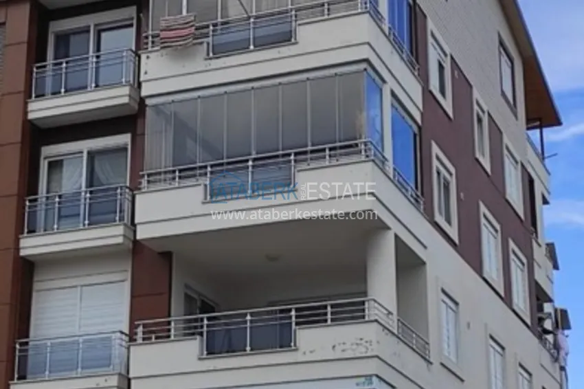 Дуплекс в районе Газипаша с отдельной кухней, застекленным балконом и видом на горы 4 