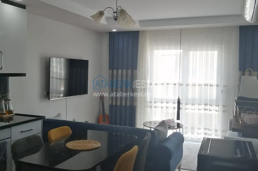 Приобрести Квартира в Газипаше с мебелью, застекленным балконом и видом на горы 4 