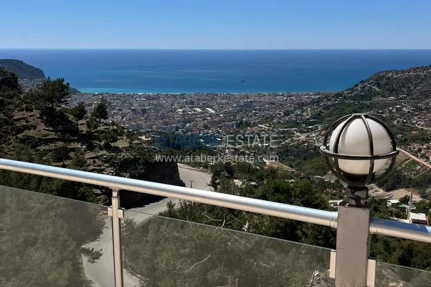 Видовой садовый дуплекс в Алании – Бекташ, меблированный 5 