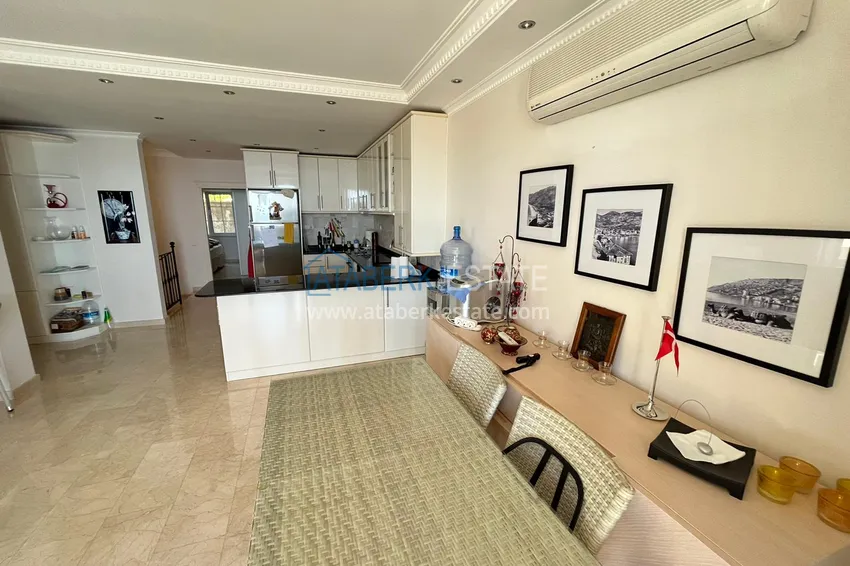 Приобрести Видовой садовый дуплекс в Алании – Бекташ, меблированный 4 