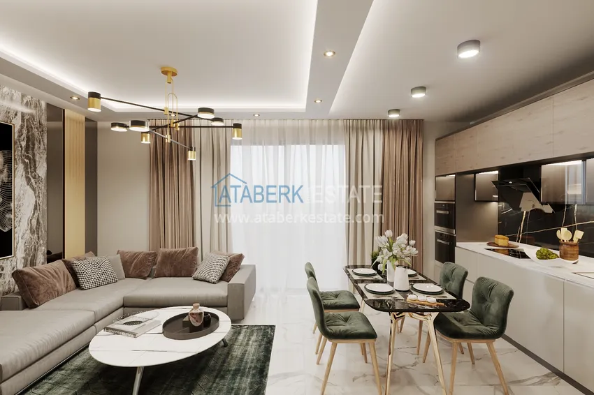 Приобрести Новый инвестиционный проект жилого комплекса в Махмутларе напрямую от застройщика по минимальным стартовым ценам 14 