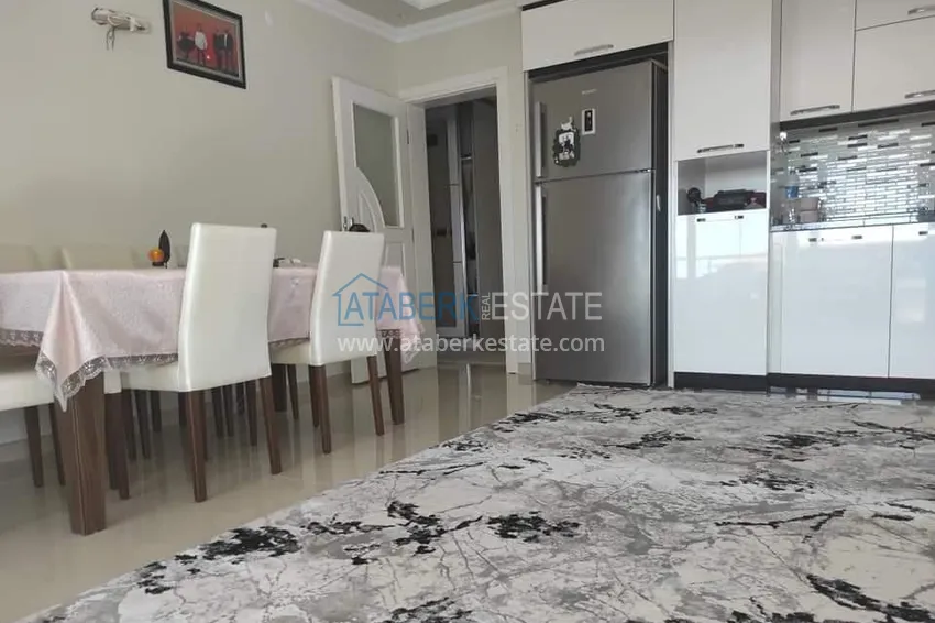 Приобрести Дуплекс в районе Газипаша с отдельной кухней, застекленным балконом и видом на горы 4 