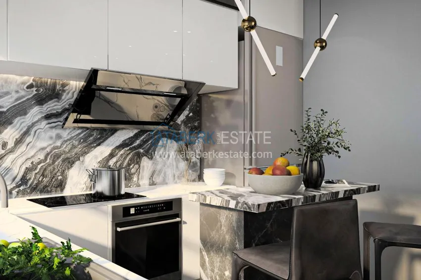 Приобрести Квартиры в Алании район Окурджалар – новый проект офф-плана на первой береговой  5 