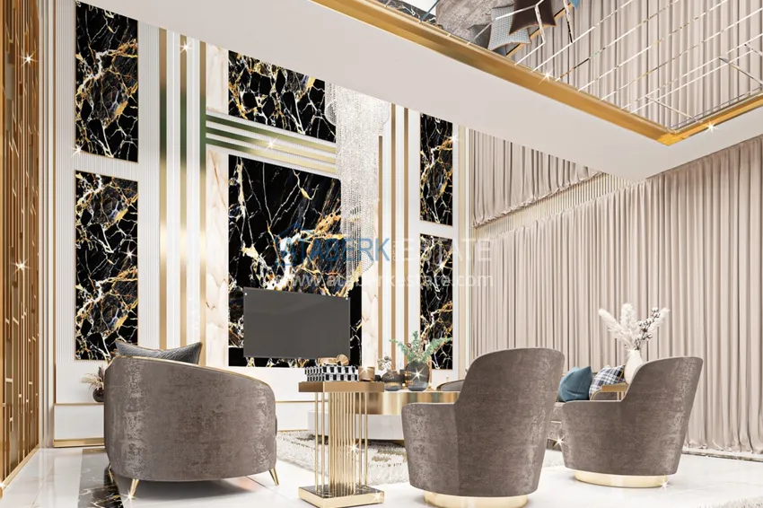 Приобрести Видовая роскошная частная вилла в районе Каргыджак на этапе проекта  4 