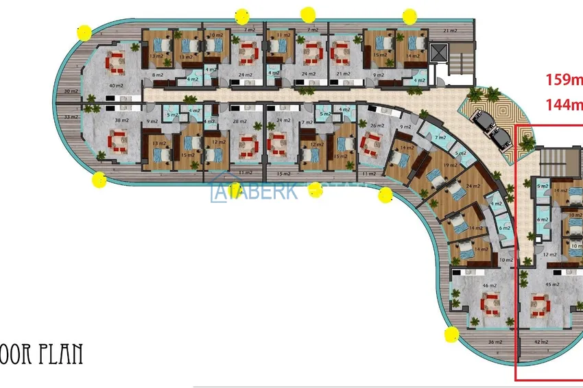 Купить дешево Квартира меблированная с видом на горы и море в Махмутларе  4 