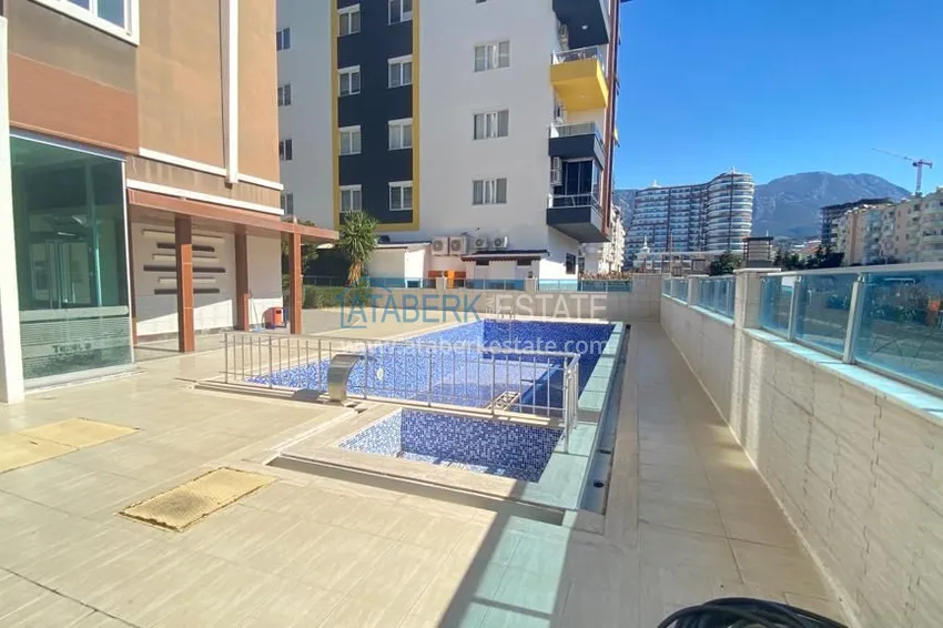 Квартира в Махмутларе – центр района с мебелью и отдельной кухней  4 