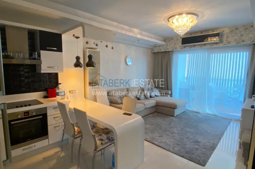 Приобрести Квартира в Махмутларе, с мебелью и видом на море и горы 4 