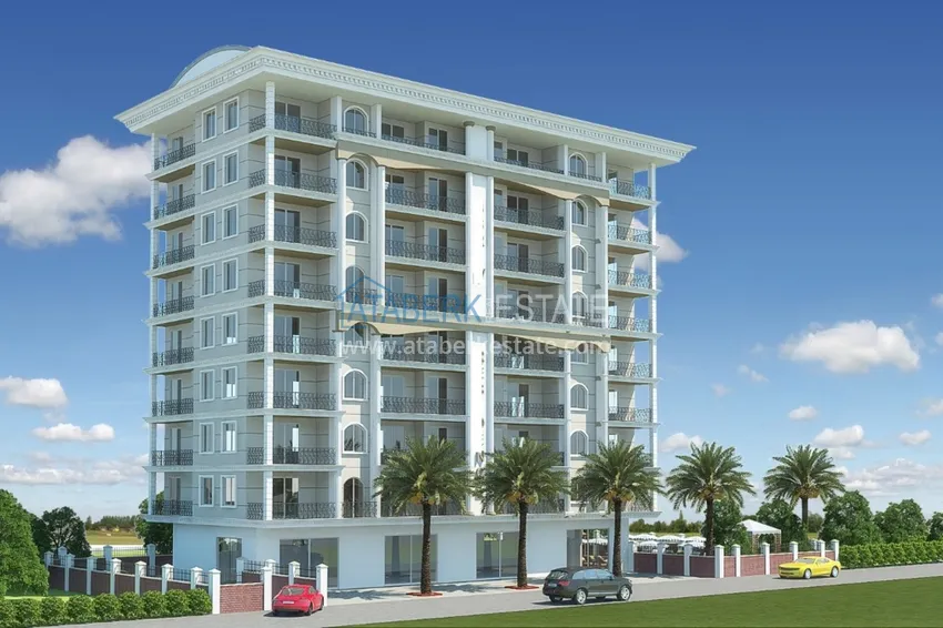 Квартиры от инвестора в Махмутларе в комплексе на заключительном этапе строительства 5