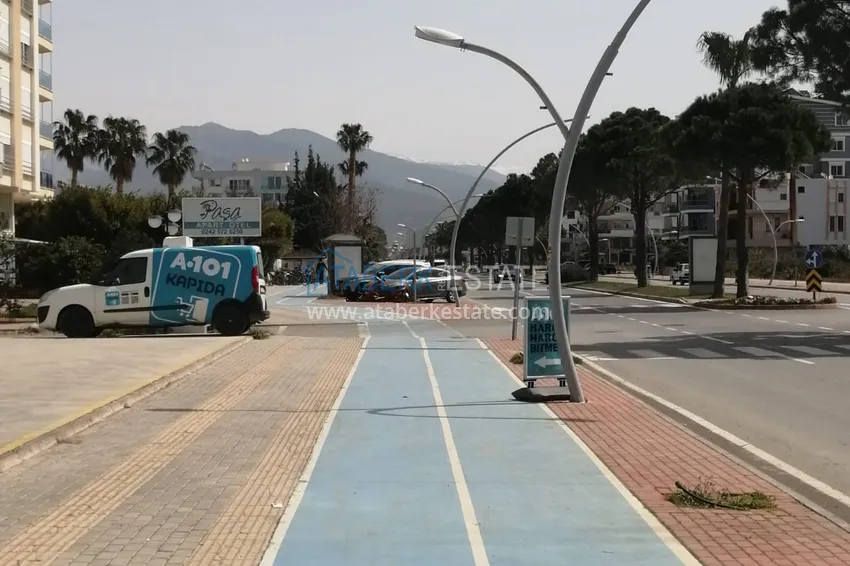 Квартира в Газипаше с мебелью, застекленным балконом и видом на горы 5 