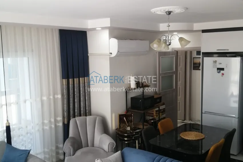 Приобрести Квартира в Газипаше с мебелью, застекленным балконом и видом на горы 5 