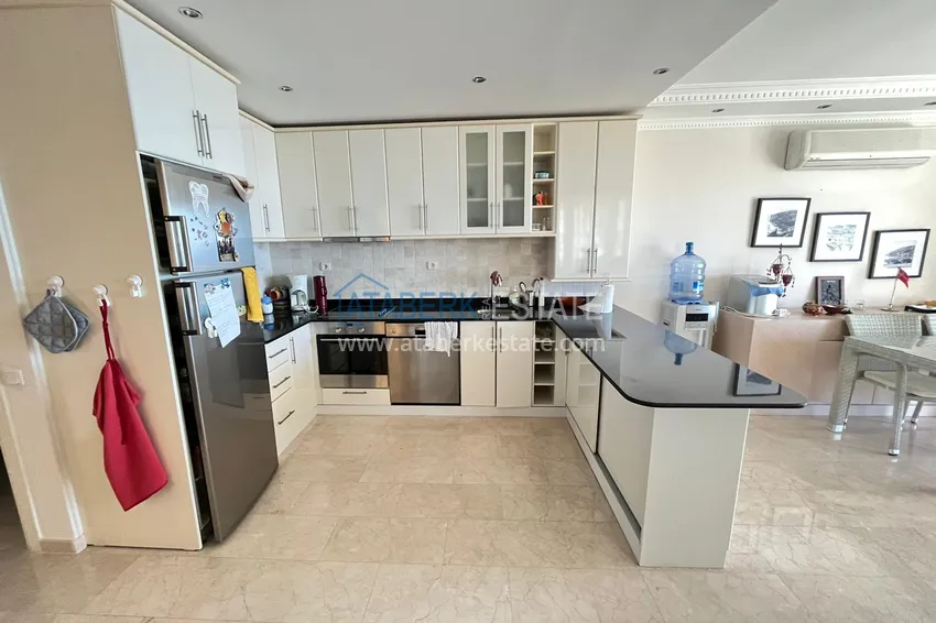 Приобрести Видовой садовый дуплекс в Алании – Бекташ, меблированный 5 