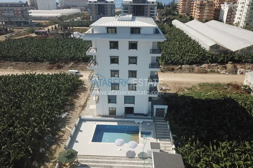 Квартиры в Махмутларе двухкомнатные с видом на море и горы 5 