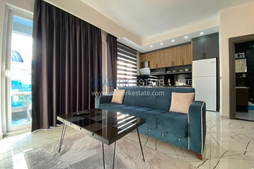 Приобрести Пентхаус – дуплекс в Оба меблированный в молодом современном комплексе с видом на горы 5 