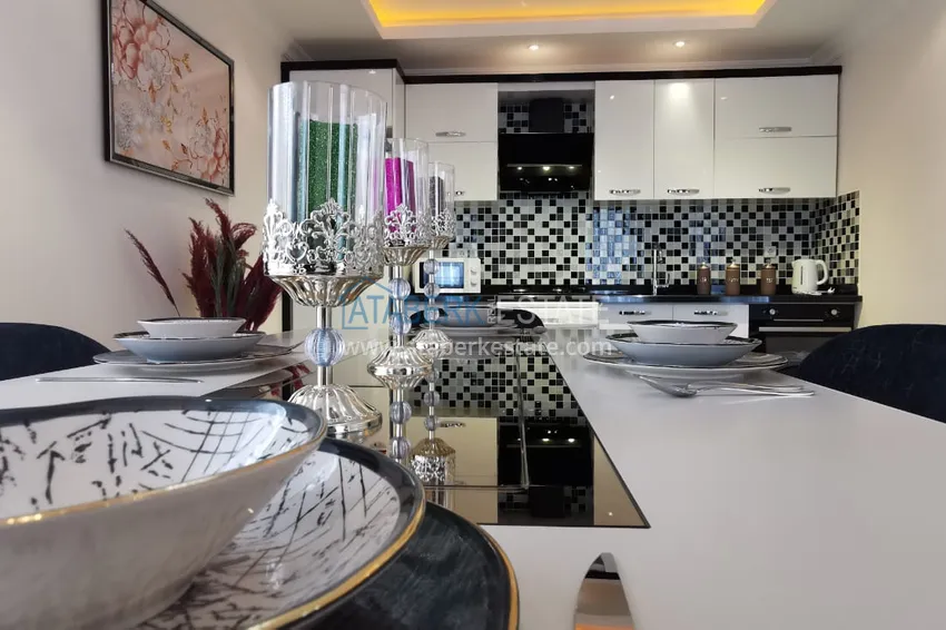 Приобрести Дуплекс в Алании с видом на море и горы, меблированный 5 