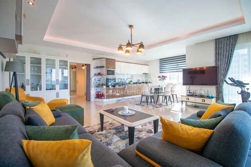 Приобрести Квартира меблированная с видом на горы и море в Махмутларе  6 