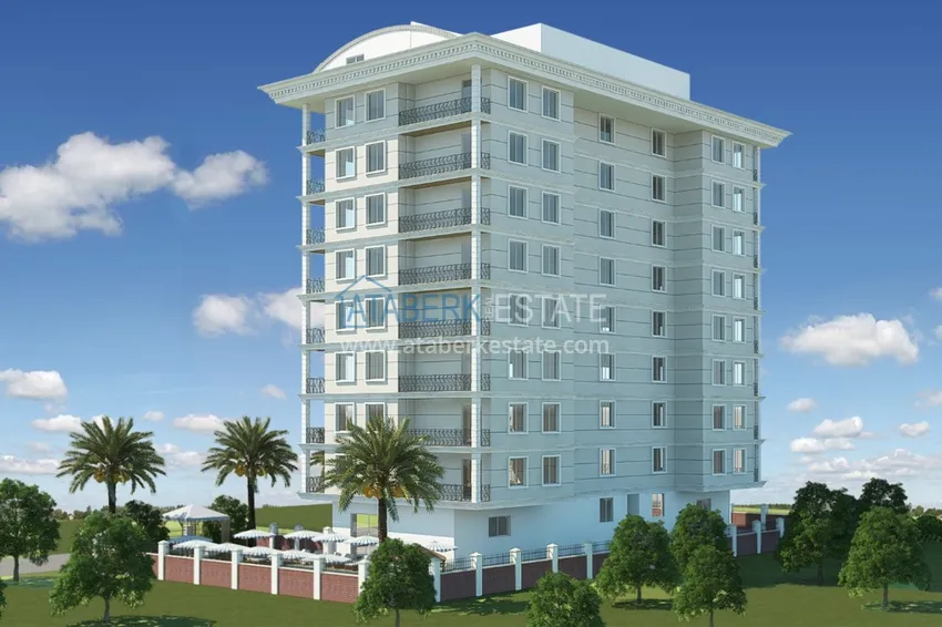 Квартиры от инвестора в Махмутларе в комплексе на заключительном этапе строительства 6