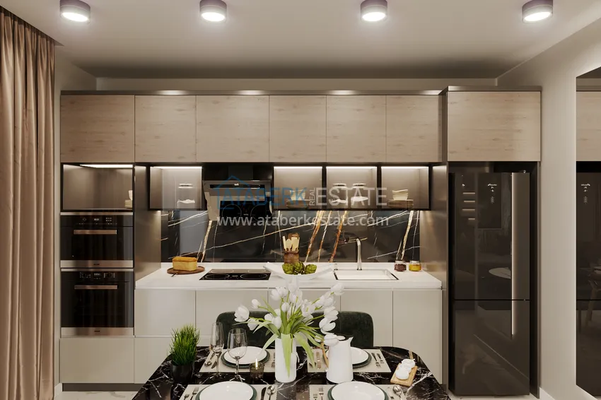 Приобрести Новый инвестиционный проект жилого комплекса в Махмутларе напрямую от застройщика по минимальным стартовым ценам 16 