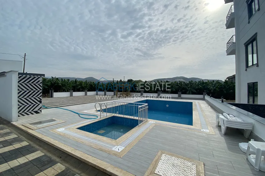 Квартиры в Махмутларе двухкомнатные с видом на море и горы 6 