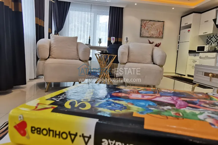 Приобрести Дуплекс в Алании с видом на море и горы, меблированный 6 