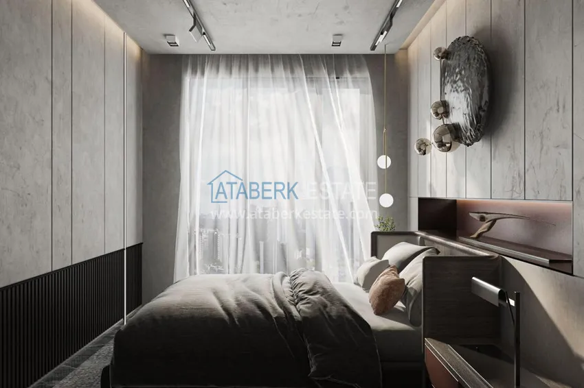 Приобрести Квартиры в Алании район Окурджалар – новый проект офф-плана на первой береговой  8 